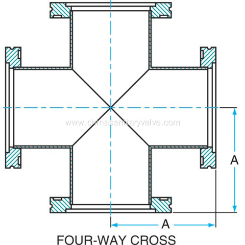 ISO 4Way Crosses Fittings